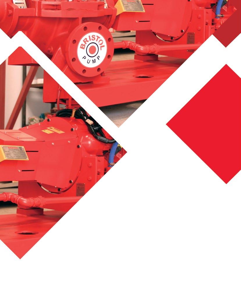Fire Pumps - Horizontal Split Case Bristol Split Case Pump is a single stage, non-self-priming, centrifugal volute pump with radial suction and discharge port.