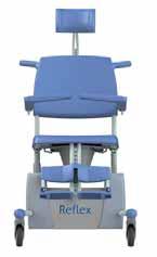 SECTION 03 BATHROOM Lopital Reflex Shower-Toilet Chair MODEL: LOPI51005600 The Lopital Reflex shower chair provides support and ensures a higher level of safety when taking a shower.