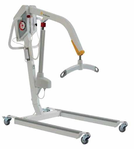 SECTION 05 MANUAL HANDLING Guldmann Lifter MODEL: GL5 The GL5 lifter has a lifting capacity of 205kg and features electric lifting and width adjustment to allow easy access around chairs, baths and