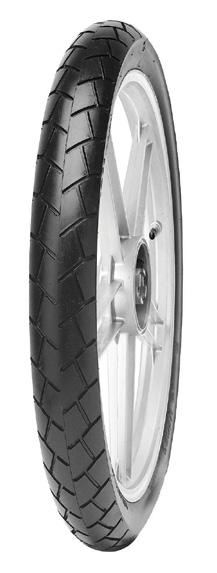 75-17 47P TL Multifunctional tyre, recommended for mopeds and motorcycles of low and medium engine capacity.