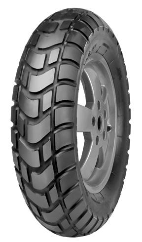 Sporty shaped pattern of the tyre enables good grip also at the higher lean angles. Available in standard version too.