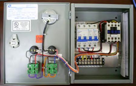 Simplex Control with Circuit Breakers & Run HOA ontrols - Control Products Provides to Operate a Single Motor in Response to Two Inputs, Circuit Breaker Protection and Optical & Audible - Simple and