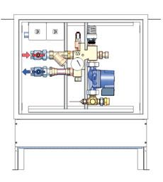 10 Example preassembled control and fluid pumping unit designed for connecting to the