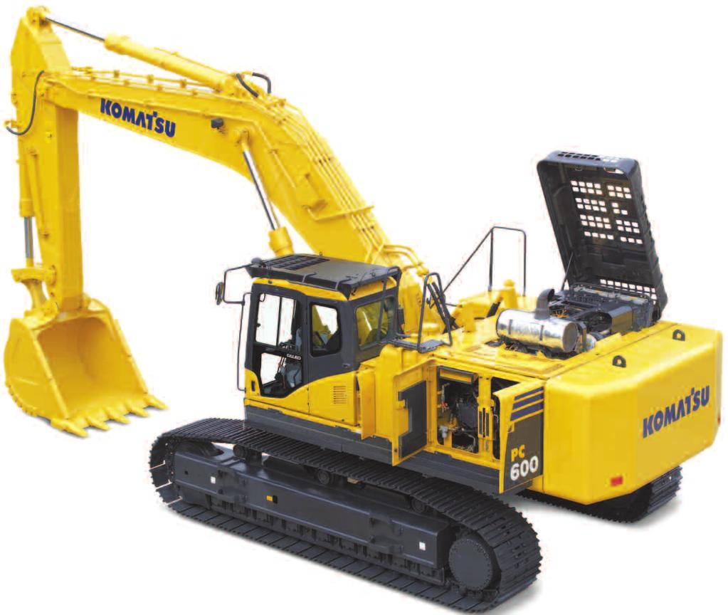 PC600LC-8 H YDRAULIC E XCAVATOR RELIAILITY AND FEATURES High-Quality EMMS Self-diagnostic