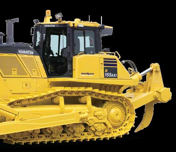 CRAWLER DOZER HM300-3 FIRST-CLASS OPERATOR COMFORT Outstanding 360 visibility Large and quiet pressurised cab Easy control with Palm Command Control System joysticks (PCCS) Air-suspended driver seat