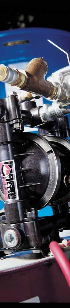 Perfect for a Wide Range of Applications Bulk Tank Supply and Evacuation Husky TM air-operated double diaphragm pumps are ideal for unloading above or below ground tanks of any size.