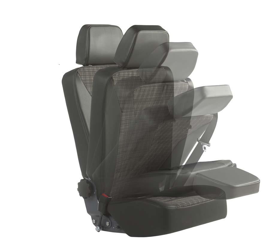 Smartseats Smartseat RV M The Smartseat RV M offers a maximum of space in the