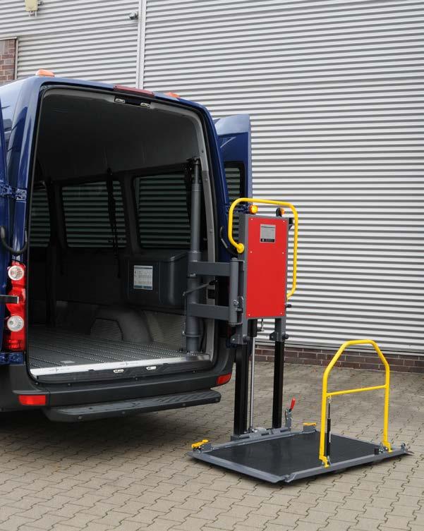 ensure safe lifting and lowering operation Robust, bearing-supported lifting unit; absolutely maintenance-free as well as weather-proof for maximum lifetime An additional lift