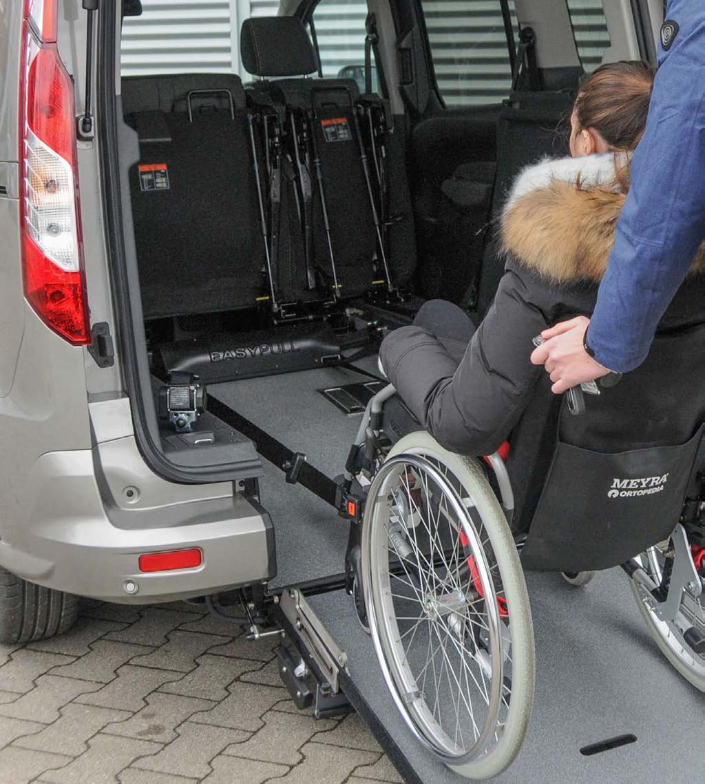 EASYPULL Winch & Front Restraint System The fully integrated wheelchair restraint system acc.