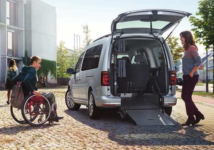 Rear Cut Floor Conversion Kits Volkswagen Caddy / Volkswagen Caddy Maxi SEATING ARRANGEMENTS (may vary depending on wheelchair) + + + 0 + + + 0 Caddy Caddy Caddy Caddy