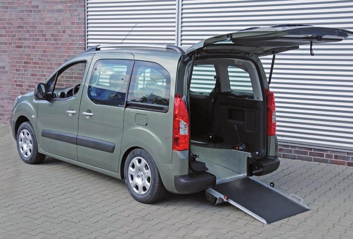 Rear Cut Floor Conversion Kits Citroën Berlingo / Peugeot Partner SWB SEATING ARRANGEMENTS (may vary depending on wheelchair) +