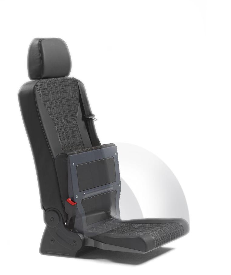 Smartseats Smartseat Flip-Up M New folding Smartseat Flip-Up M seat with maximum comfort and minimum use of space when folded.