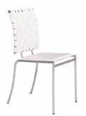 H Elio Chair Metal 17 Square x 33