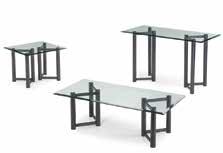 Grey/Brushed Steel 24 L x 20 H x 22 H Cocktail Table Storm Grey/Brushed Steel 44 L