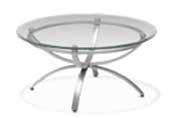 Tables End Table Natural/Silver 24 L x 21 H Cocktail Table Natural/Silver 48 L x