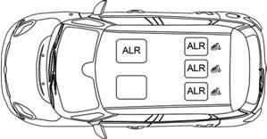 GETTING STARTED Switchable Automatic Locking Retractor (ALR) The seat belts in the passenger seating positions are equipped with a Switchable Automatic Locking Retractor (ALR) which is used to secure