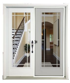 X O X Château II TERRACE DOOR COMPOSED OF TWO SUPERIOR QUALITY STEEL DOORS Celcolor 1 3/4 superior quality white steel door finished with thermo-hardened polyester, insulated with polyurethane foam,
