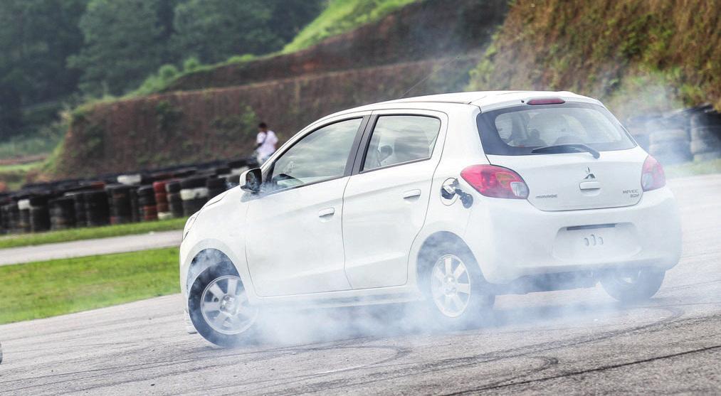 The Mitsubishi Mirage scored the highest in Adult Occupancy Protection in the mini car category. The crash tests were done by the Malaysian Institute of Road Safety Research (MIROS).