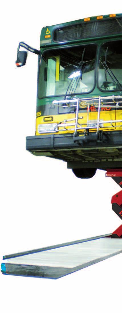 ECOLIFT utilizes high pressure, low volume cylinders requiring