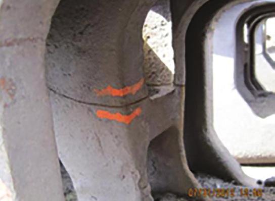 Trucks Cracks in Side Frame or Bolster (Field Manual Rule 47 & 48)