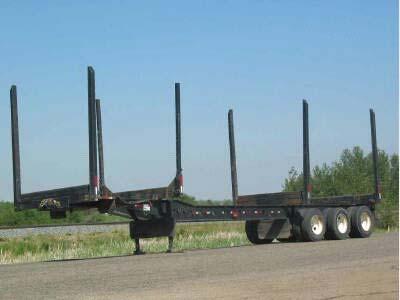 6. Frame Semi-trailers (e.g., Hay Rack ) How must longwood logs be secured on frame (or hay rack ) semi-trailers?