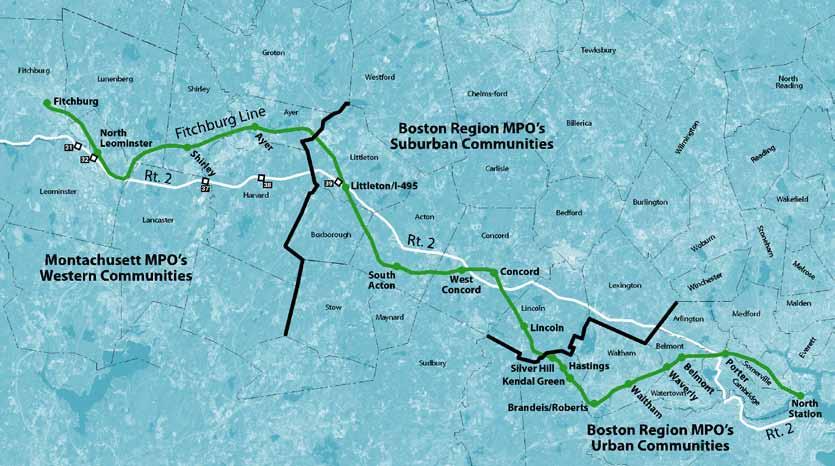 MAP 8-24 Fitchburg: Commuter