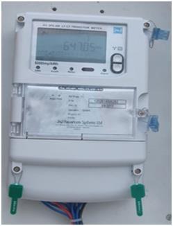 Figure 22: Smart meter installed in Puducherry (on a