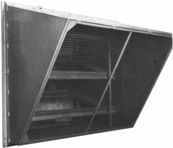 Other panel fans may be selected for use based on 1 8" pressure drop for a face velocity of 520 feet per minute.