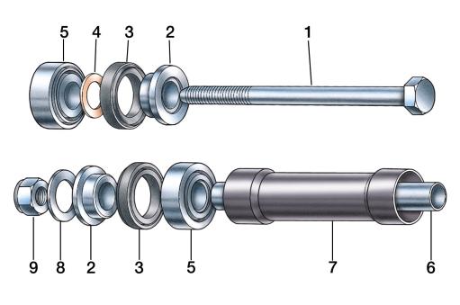 Bearings are essential to enable the precise movement of suspension arm.