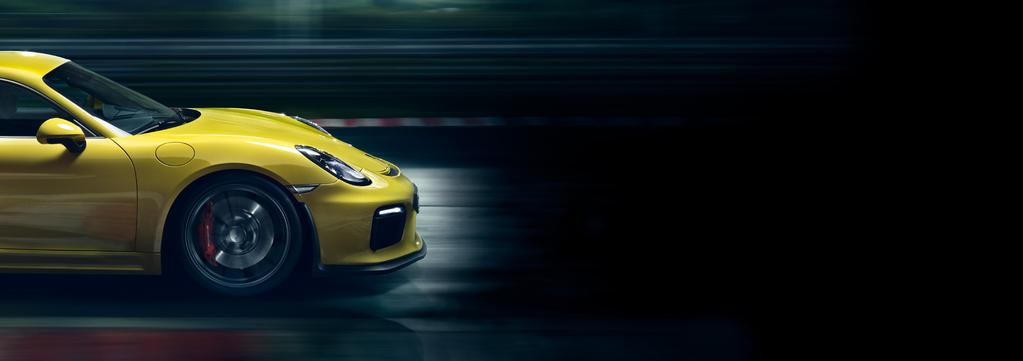 Unleashed, not unchecked. Active safety. Brakes. Acceleration values are not the only markers of GT heritage. With the new Cayman GT4, braking performance is also a key to success on the racetrack.