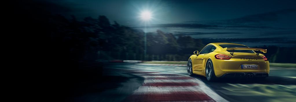 First it takes your breath away. Then the fun begins. Cayman GT4 concept. The new Cayman GT4 sports cars is the long-awaited step beyond the boundary.