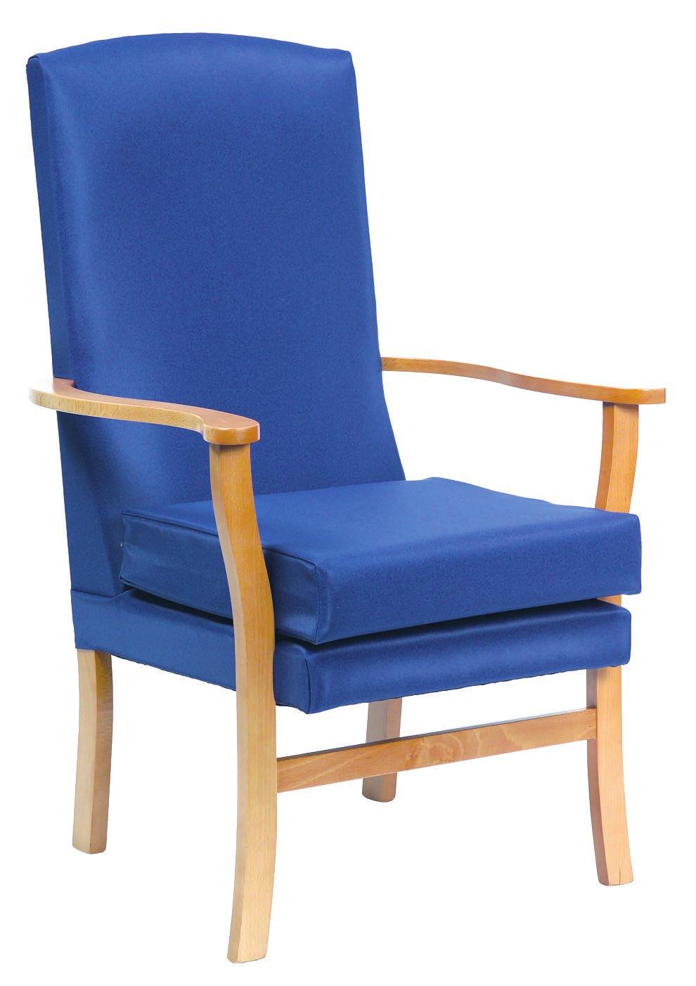 PATIENT SEATING Sanday The Sanday high back patient chair boasts a high level of comfort as well as a classic wooden