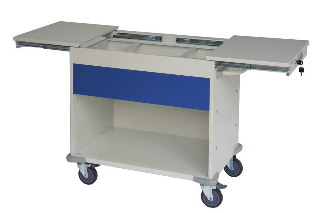 TROLLEYS Compact & Large Medical Notes Trolley Our new medical notes trolleys allow medical files to be transported securely and easily.