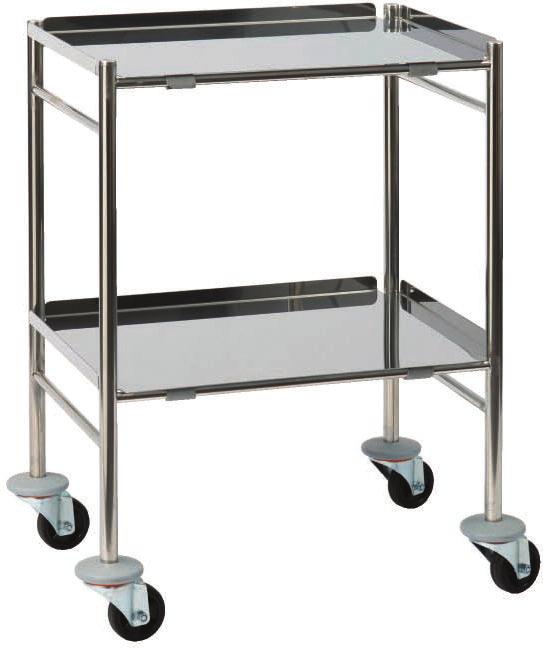 TROLLEYS Flush Welded/Reversible Stainless Steel Trolleys These trolleys are part of our premium range of sturdy flush-welded stainless steel trolleys.