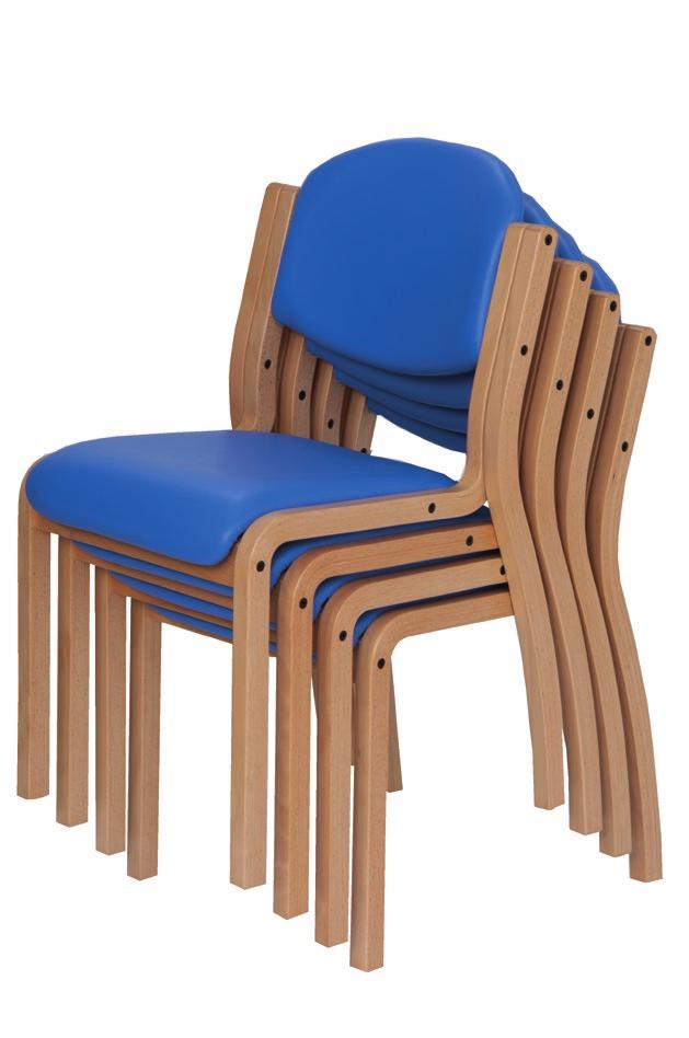 PATIENT SEATING Shuna This sturdy wooden frame chair offers a simple, yet stylish option for patient, visitor and staff seating