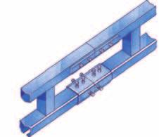 Splice Joint - Steel Track Hangers for Aluminum Track Hangers for Trussed Steel Track Standard hangers for aluminum runways are included with each assembly shown.