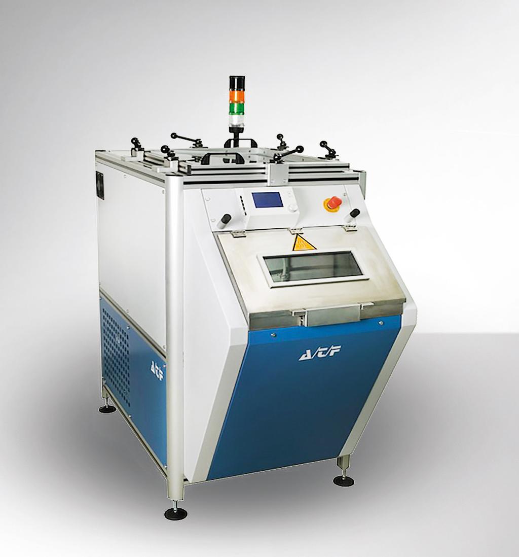 VAPOUR PHASE ATF VP 400 Vapour Phase for Small foot print MACHINERY The ATF vapour phase VP 400 consists of the lower soldering compartment containing the vapour phase which height is limited by heat