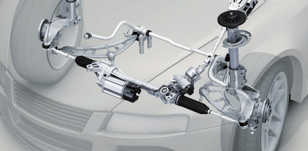 1 Electric steering Servolectric works with an electronically controlled electric motor.