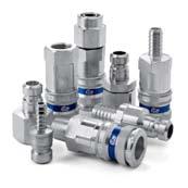 Standard Couplings & Nipples 1:1 Series 408 Standard Strong and durable One-hand operated Low connection force Series 408 couplings offer high flow capacity and have higher resistance to vibrations