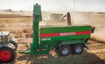 The ever increasing harvesting capacity and grain tank volumes of modern combine harvesters require a powerful link that can reliably transfer these quantities, quickly and without