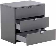 DRAWER BEDSIDE Available in widths: 400, 600 and 800mm