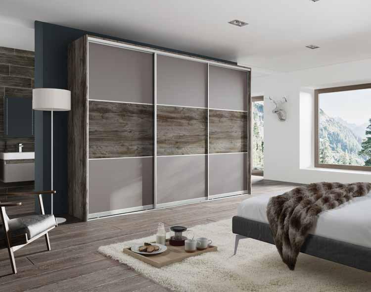 in conjunction with Glass, Suede and Mirror decors. GLASS, MIRROR AND SUEDE DECISIONS, DECISIONS Woodgrain with a Uni-Colour interior?