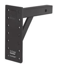 theft Height adjusts in 1" increments Solid, stainless steel pins Black powder coated steel Construction Made