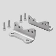 Positioning axes DMES Accessories Foot mounting HP (order code F) Materials: Galvanised steel Free of copper and PTFE HP-25 1 Position of the central support along the profile is freely selectable