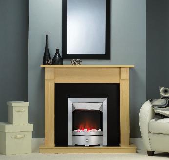 18 pacha & camborne suite Epitomising warmth and comfort. The Camborne Suite comprises a smart mahogany finish surround with a classic cream hearth and back panel.