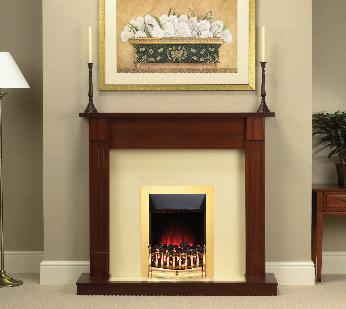 Pacha Pebble Suite Dimensions Height: 1082 mm Width: 1197 mm Mantel depth: 166 mm Hearth depth: 380 mm The Pacha Suite has striking clean lines that will compliment any