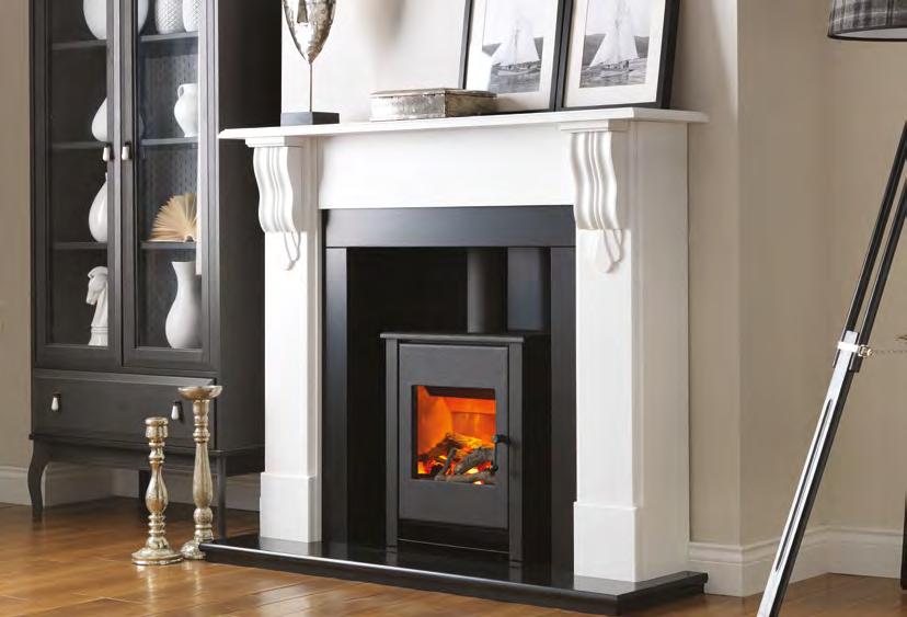 effect hearth Available with Little Atom stove or Tennyson Cast (Stove requires