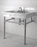 75 D x 6 H WEIGHT APPROX 155LBS Please specify any drilling needed for faucets when ordering. See page P14 for costs.