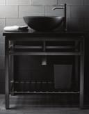 VANITIES (CONT) SS03 BL STAINLESS VANITY W/COUNTER STAINLESS/BLACK GRANITE 1650 SS03 CA STAINLESS VANITY W/COUNTER STAINLESS/CARRARA 1680 SS03 GL STAINLESS VANITY W/COUNTER STAINLESS/GLASS* 1580