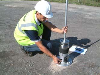 Light Weight Deflectometer (LWD) Deflection Measurement While only used on unbound
